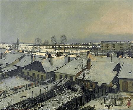 Sample artwork by Samuel Brunner (1858 - 1933), known for history, religious themed, landscape and cityscape painting - View similar artists and auction records