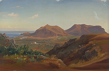 Sizilianische Landschaft bei Bagheria unweit Palermo