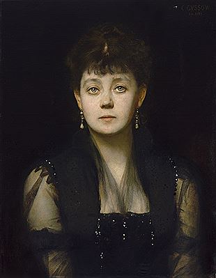 Bildnis der Schriftstellerin Ossip Schubin by Karl Gussow - Auction record, sale price, and art valuation. Compare with similar artists and explore comparable artworks.