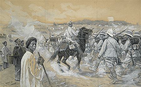 Szene aus dem russisch-japanischen Krieg by Otto Gerlach - Auction record, sale price, and art valuation. Compare with similar artists and explore comparable artworks.