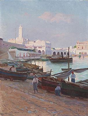Le port d'Alger