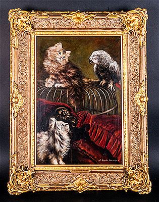 'Kittens & Parrot In Conversation'