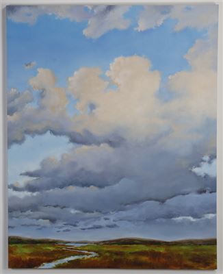 Horizon with blue sky by Carey Watson - Auction record, sale price, and art valuation. Compare with similar artists and explore comparable artworks.