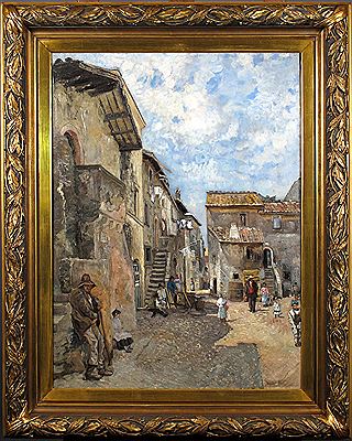 Vue de Village en Italie. by Alexandre Marcette - Auction record, sale price, and art valuation. Compare with similar artists and explore comparable artworks.