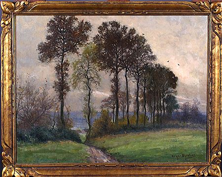 Paysage aux grands Arbres.