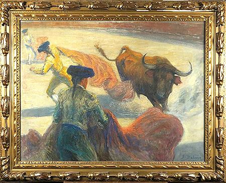 Tauromachie. by Jean Joseph Delvin - Auction record, sale price, and art valuation. Compare with similar artists and explore comparable artworks.