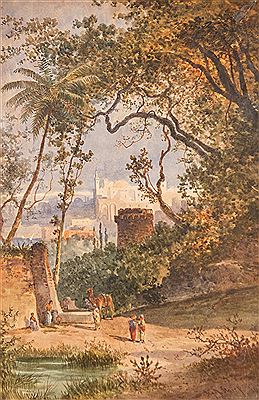 FIGURES AMONG THE RUINS