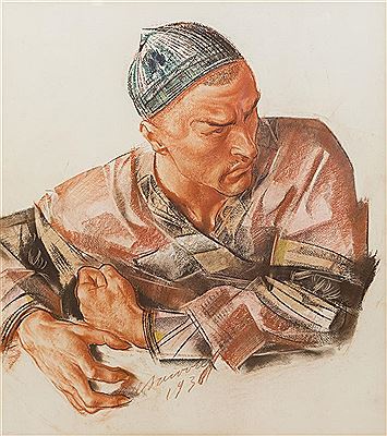 PORTRAIT OF I. SHABELESKY (RUSSIAN BALLET)