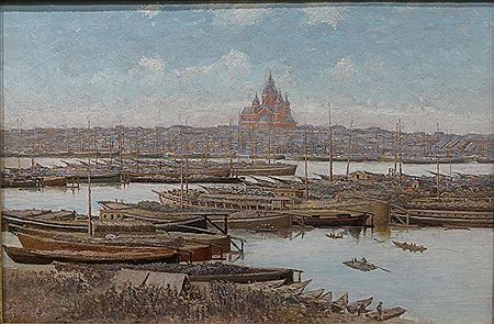 VIEW OF ALEXANDER NEVSKY CATHEDRAL, NIZHNY NOVGOROD