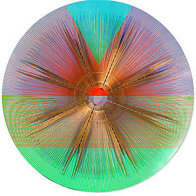 Green, Orange, Blue, ca. 1965