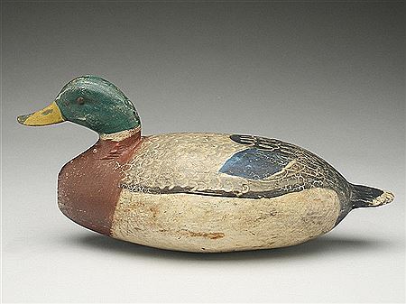 Sample artwork by Norman Hudson (1898 - 1980), known for decoy carving - View similar artists and auction records