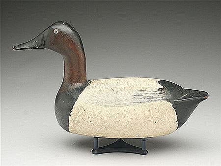 High neck style canvasback drake by Jack Eppel - Auction record, sale price, and art valuation. Compare with similar artists and explore comparable artworks.