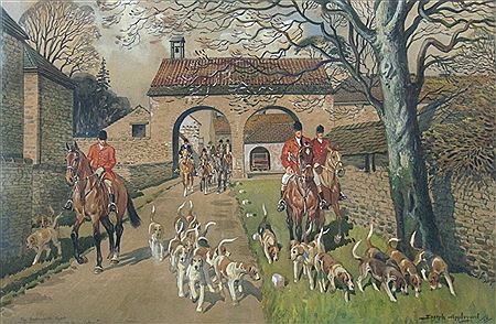 The Badsworth Hunt moving off from Ouwston by Joseph Appleyard - Auction record, sale price, and art valuation. Compare with similar artists and explore comparable artworks.