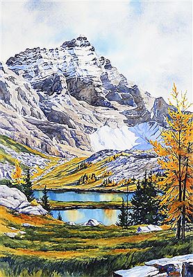 MOUNT HUNGABEE (LAKE O'HARA); 2002 by Donna Jo Massie - Auction record, sale price, and art valuation. Compare with similar artists and explore comparable artworks.