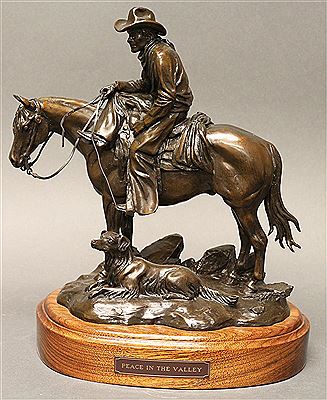 PEACE IN THE VALLEY; 1990 by Don Toney - Auction record, sale price, and art valuation. Compare with similar artists and explore comparable artworks.