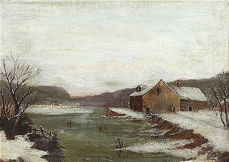 OLD INN NEAR SHERBROOKE QUEBEC by George Harlow White - Auction record, sale price, and art valuation. Compare with similar artists and explore comparable artworks.