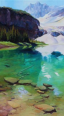 HAIDUCK LAKE AND PEAK, BANFF NATIONAL PARK; 2007