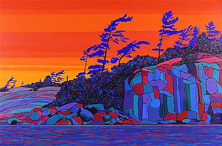 GLOWING PINES, GEORGIAN BAY by Cheryl Chartier - Auction record, sale price, and art valuation. Compare with similar artists and explore comparable artworks.