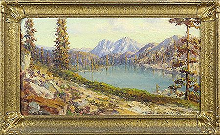 Mountain Lake by Frank Judd - Auction record, sale price, and art valuation. Compare with similar artists and explore comparable artworks.
