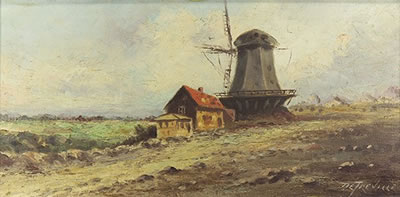Windmill in Golden Gate Park, San Francisco, CA