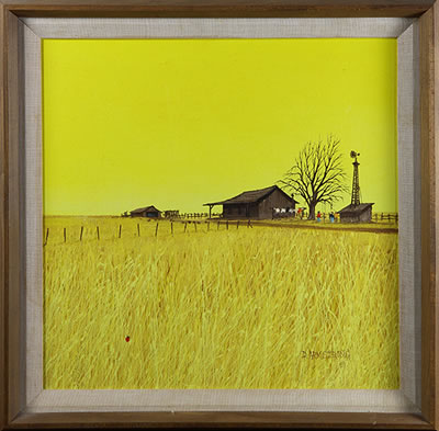 Golden Wheatfield at Sunset, 1969