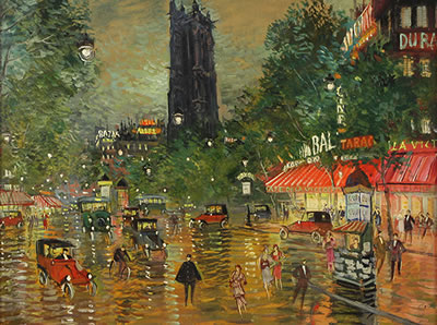 Paris à Nuit by Alexei Konstantinovitch Korovine - Auction record, sale price, and art valuation. Compare with similar artists and explore comparable artworks.