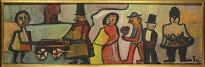 Street Scene with Figures