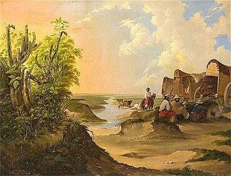 Rastende Viehhirten mit Planwagen by Carl Uhl - Auction record, sale price, and art valuation. Compare with similar artists and explore comparable artworks.