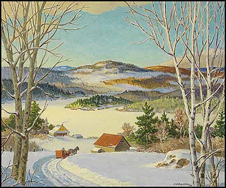 Sample artwork by Herbert McRae Miller (1896 - 1981), known for painting - View similar artists and auction records
