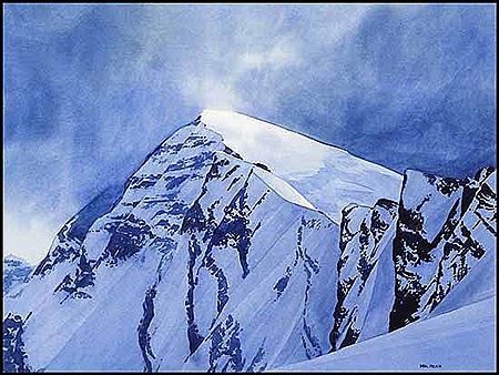Blue Mountain Scene