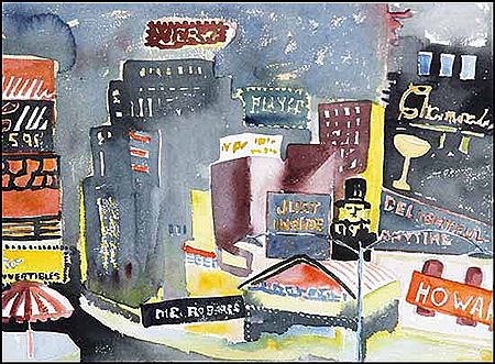 Give My Regards to Broadway by Laurel Cormack - Auction record, sale price, and art valuation. Compare with similar artists and explore comparable artworks.