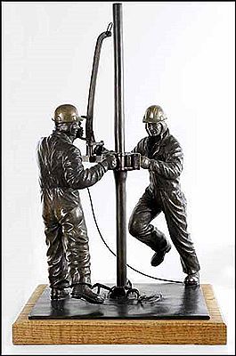 Sample artwork by Siegfried "Siggy" Puchta (1933 - 2015), known for realist style  figures on horseback, bird and wild animal bronze sculpture - View similar artists and auction records