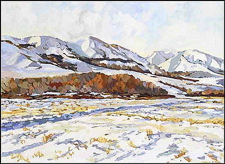 Shelter of Trees in the Coulee, Winter