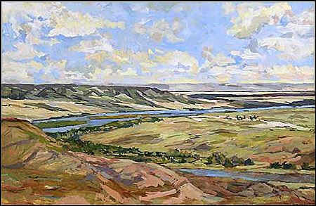 Windy Day in the Coulees by Joan Van Belkum - Auction record, sale price, and art valuation. Compare with similar artists and explore comparable artworks.
