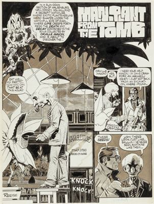 "Ralph Reese Web of Horror #2 Complete 6-Page Story ""Man-Plant From the Tomb"" Original Art Group (Major Magazines, 1970). by Ralph Reese - Auction record, sale price, and art valuation. Compare with similar artists and explore comparable artworks.