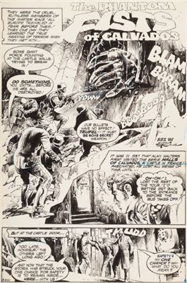 Sample artwork by E R Cruz (Born 1934), known for comic illustration - View similar artists and auction records