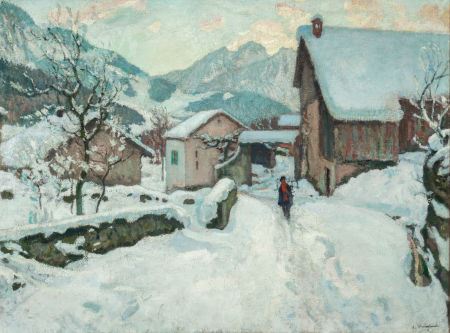 Figure in the Snow by Alfred Swieykowsky - Auction record, sale price, and art valuation. Compare with similar artists and explore comparable artworks.
