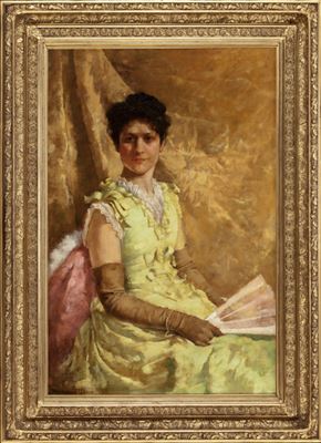 Mrs. Emma Fenton Voorhees (Woman in White)