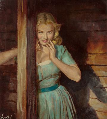 "A Swell-Looking Girl, paperback cover"