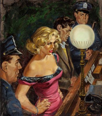 Sample artwork by Howell Dodd (1910 - 2005), known for magazine illustration, figure and genre, art teacher - View similar artists and auction records