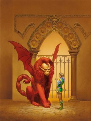 "A Spell for Chameleon, paperback cover"
