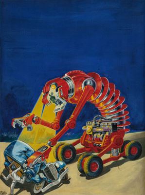 "The Ideal, Wonder Stories magazine cover"