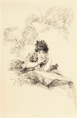 Pixie Dreams by William Berger - Auction record, sale price, and art valuation. Compare with similar artists and explore comparable artworks.