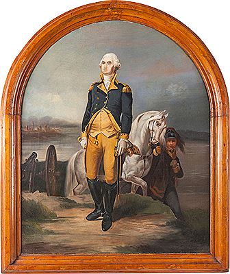 George Washington: Léon Cogniet Historical Painting