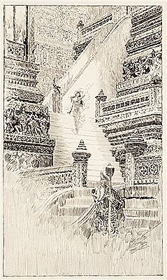 Joseph Clement Coll Guns of the Gods Illustration Original Art (Bobbs-Merrill, 1921)