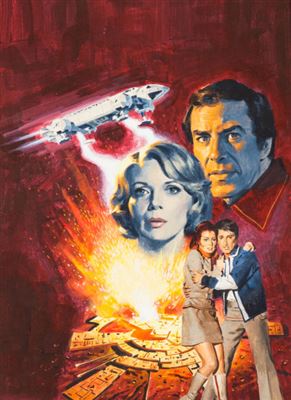 Dick Kohfield Starlog Magazine #2 ""Space 1999: Astral Quest"" Painted Cover Original Art (Starlog, 1976)