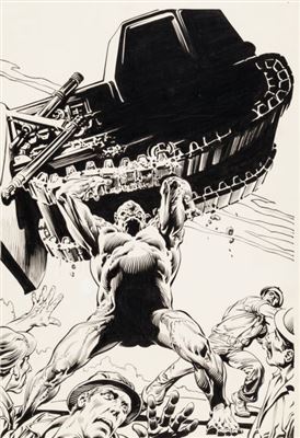 Nestor Redondo Swamp Thing #19 Cover Original Art (DC, 1975)