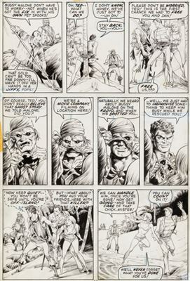 Jack Katz and Bill Everett Fear #10 ""Spell of the Sea Witch"" Page 5 Original Art (Marvel, 1972)