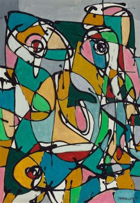 Sample artwork by Julian Morales (1937 - 1990), known for painting - View similar artists and auction records