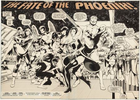 John Byrne and Terry Austin X-Men #137 Double Splash Pages 2-3 Original Art by John Byrne - Auction record, sale price, and art valuation. Compare with similar artists and explore comparable artworks.